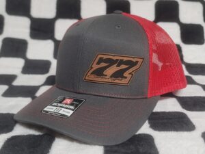 Cartwright Racing - Rawhide Patch Charcoal/Red Hat - inverted