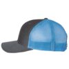 Charcoal/ Columbia Blue – Richardson – Snapback Trucker Cap – 112