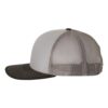 Grey/ Charcoal/ Black – Richardson – Snapback Trucker Cap – 112