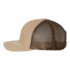 Khaki/ Coffee – Richardson – Snapback Trucker Cap – 112