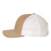 Khaki/ White – Richardson – Snapback Trucker Cap – 112