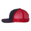 Navy/ Red – Richardson – Snapback Trucker Cap – 112