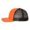 Orange/ Black – Richardson – Snapback Trucker Cap – 112
