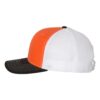 Orange/ White/ Black – Richardson – Snapback Trucker Cap – 112