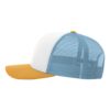 White/ Columbia Blue/ Yellow – Richardson – Snapback Trucker Cap – 112