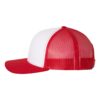 White/ Red – Richardson – Snapback Trucker Cap – 112