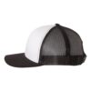 Black/ White - YP Classics - Retro Trucker Cap - 6606