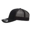 Black - YP Classics - Retro Trucker Cap - 6606