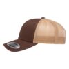 Brown/ Khaki - YP Classics - Retro Trucker Cap - 6606