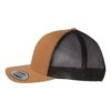 Caramel/ Black - YP Classics - Retro Trucker Cap - 6606