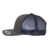 Charcoal/ Navy - YP Classics - Retro Trucker Cap - 6606