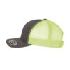 Charcoal/ Neon Green - YP Classics - Retro Trucker Cap - 6606