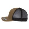 Coyote Brown/ Black - YP Classics - Retro Trucker Cap - 6606