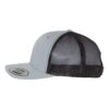 Heather Grey/ Black - YP Classics - Retro Trucker Cap - 6606