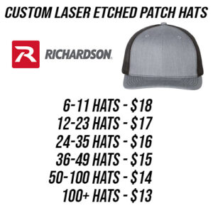 Custom Patch Hats - Richardson Youth