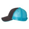 Valucap - Charcoal/ Neon Blue