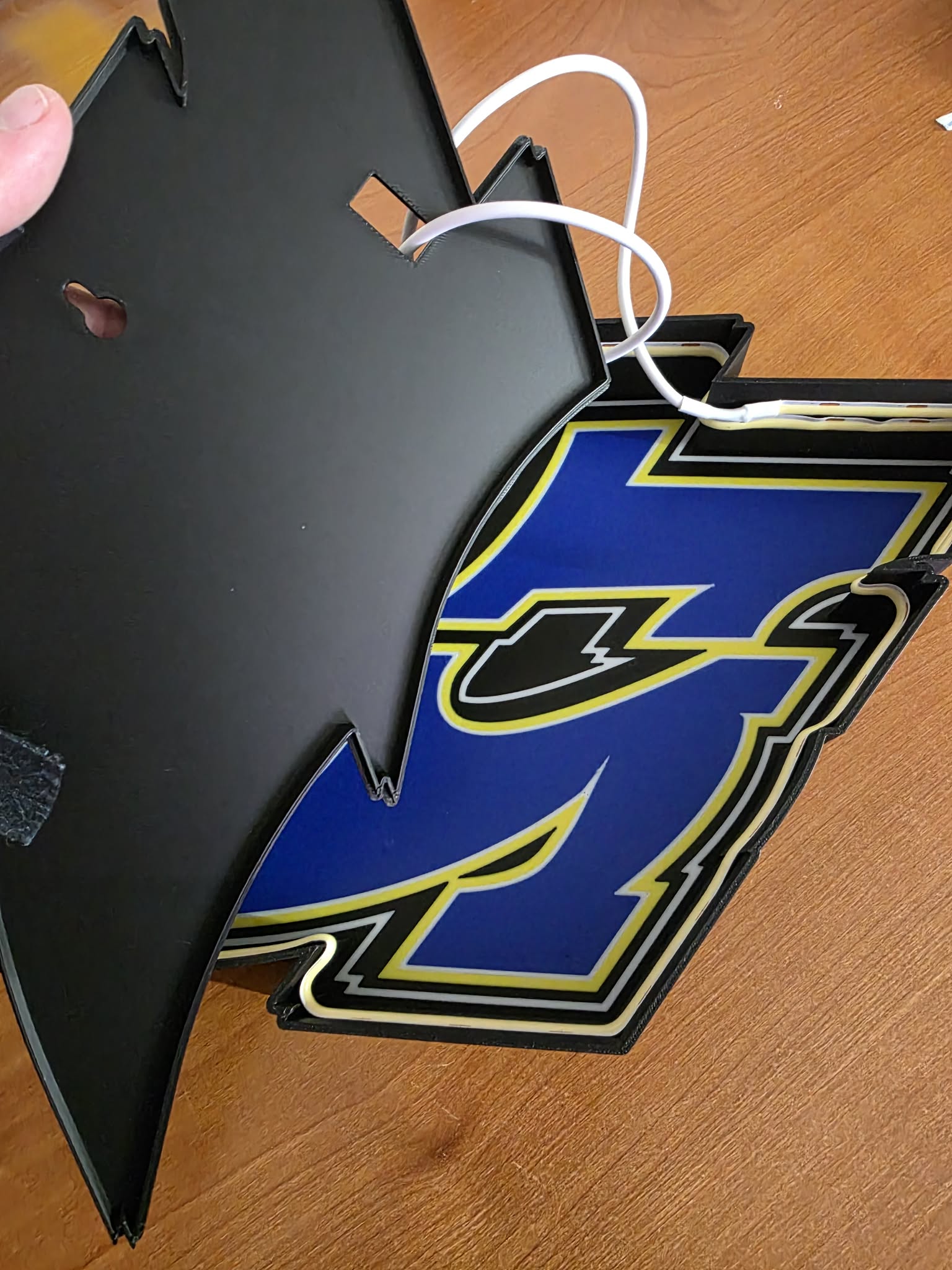 Custom 3D Lightbox of Car Number - With Light - Image 19