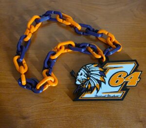 3D Hype Chain Necklace of Car Number