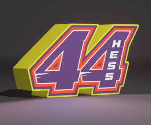 Dave Hess Racing Lightbox 2025 Yellow