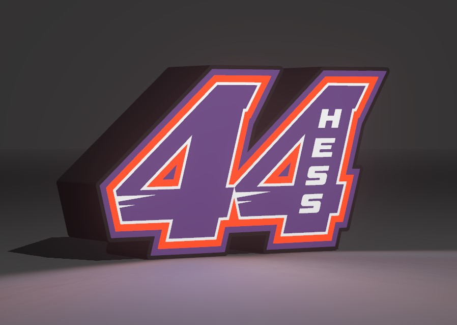 Dave Hess Racing Lightbox 2025 Purple